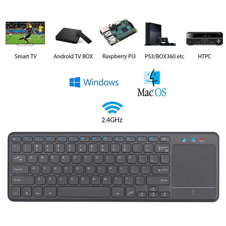 Kabelloses Touchpad-Tastatur Karnz