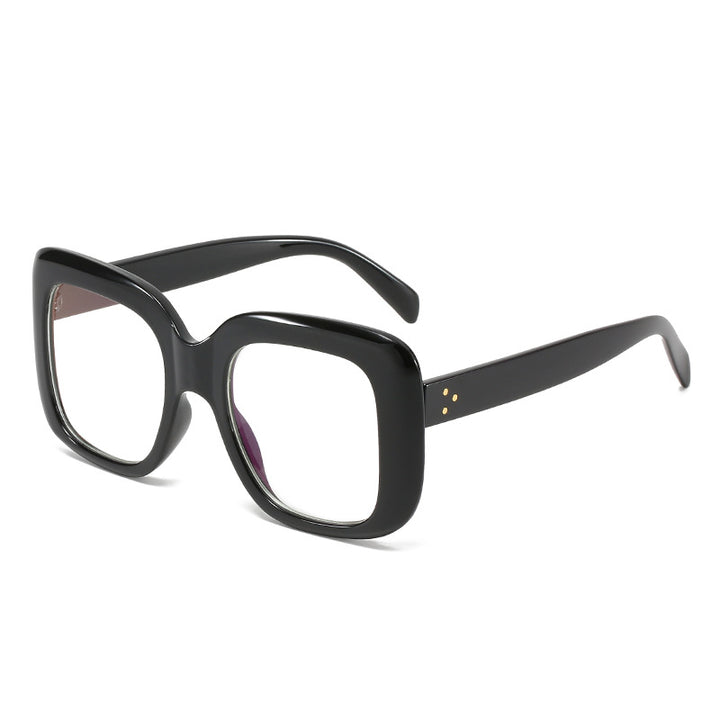 Damen oversized quadratische Sonnenbrille mit hochwertigem Kunststoffrahmen Karnz