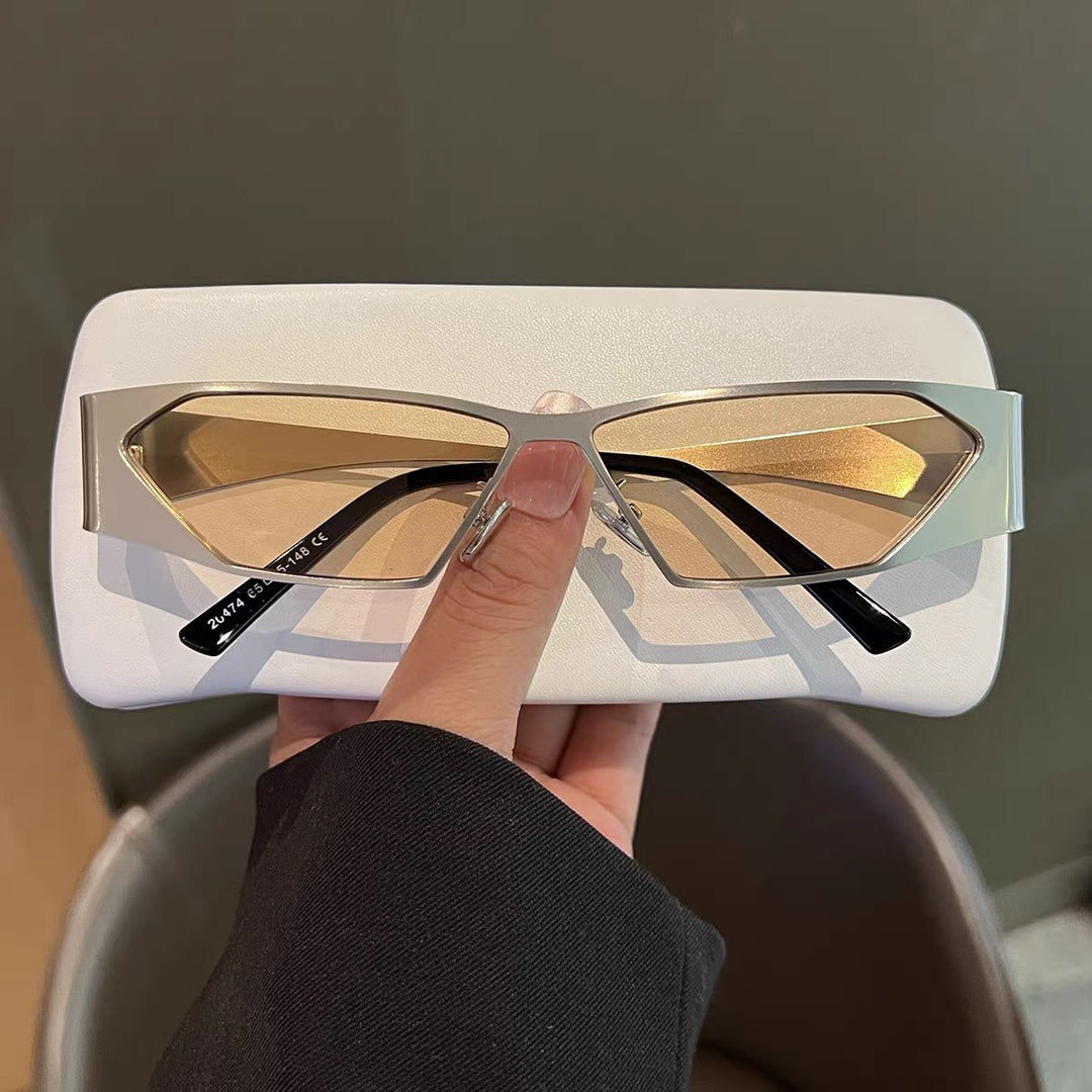 Designer Sonnenbrille mit Kantigem Rahmen Karnz
