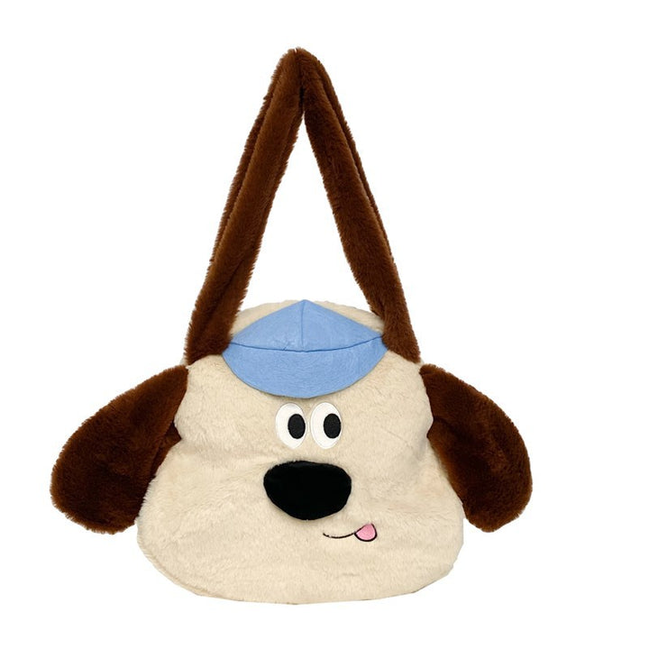 Plüsch Hundethemen Schultertasche