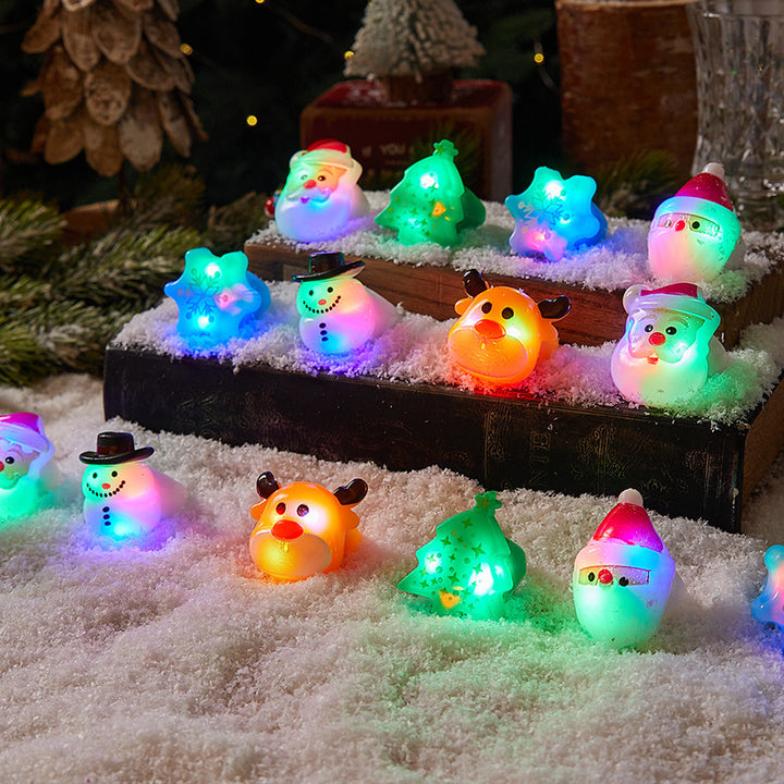 Dekorative Weihnachtslicht Figuren Karnz