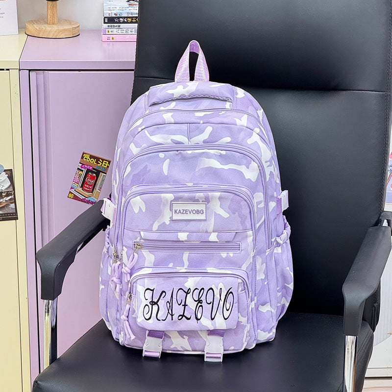Stylische Freizeit-Rucksack mit Multi-Taschen-Design Karnz