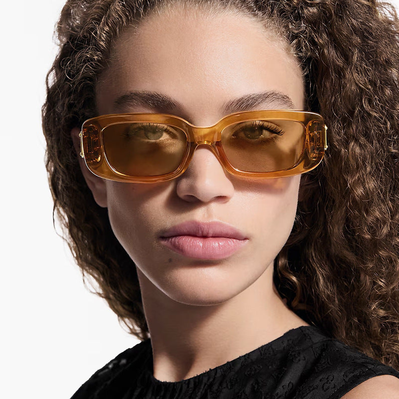 Damen Katzenaugen Sonnenbrille mit modernen Akzenten Karnz