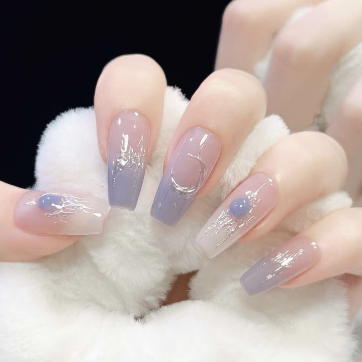 Kosmisches Themen Press-On Nagelset