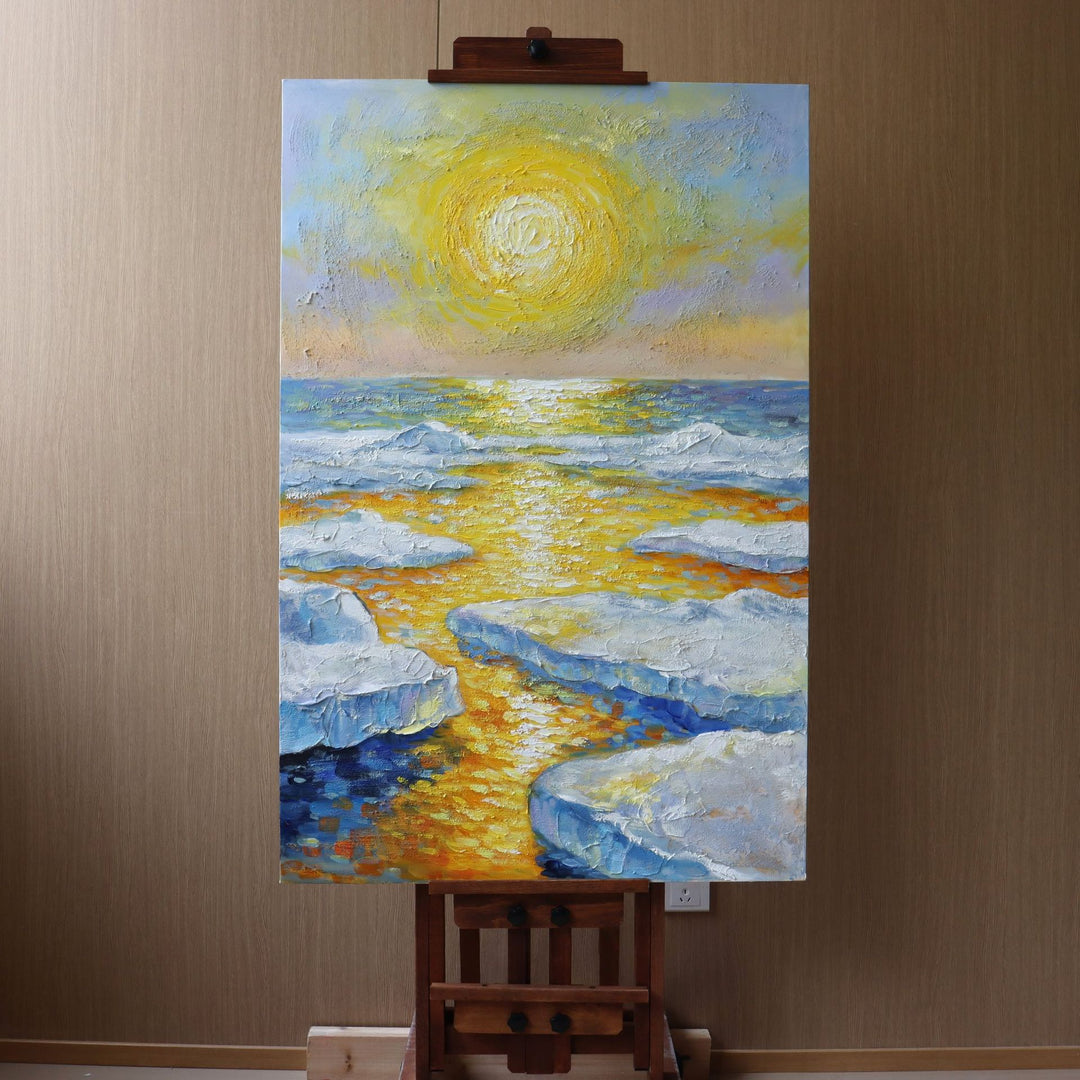 Szenische Ozean Eisberg Leinwand Kunst