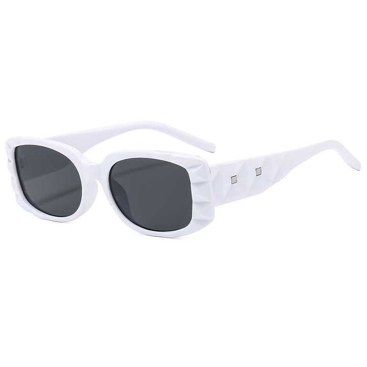 Damen Designer Sonnenbrille mit einzigartigem Rahmen und UV-Schutz Karnz