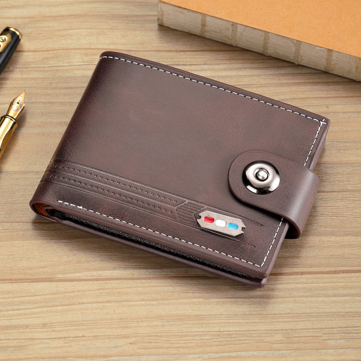 Premium Leder Bi-Fold Geldbörse