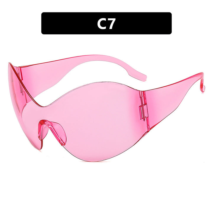 Damen futuristische Sonnenbrille Karnz