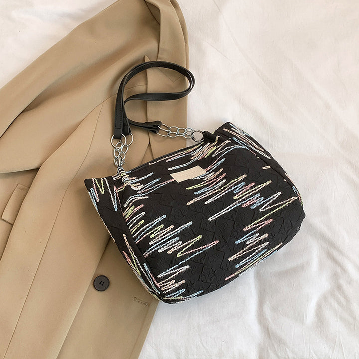 Bunte gestickte Hobo Tasche Karnz