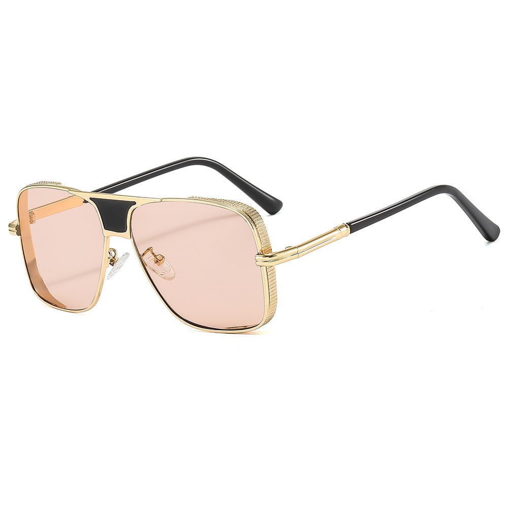 Damen elegante Sonnenbrille mit modernem Oversized-Rahmen Karnz