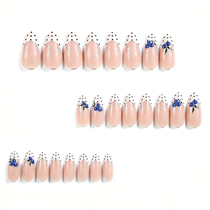 Künstlerische Blumen Design Nagelverstärkung Karnz
