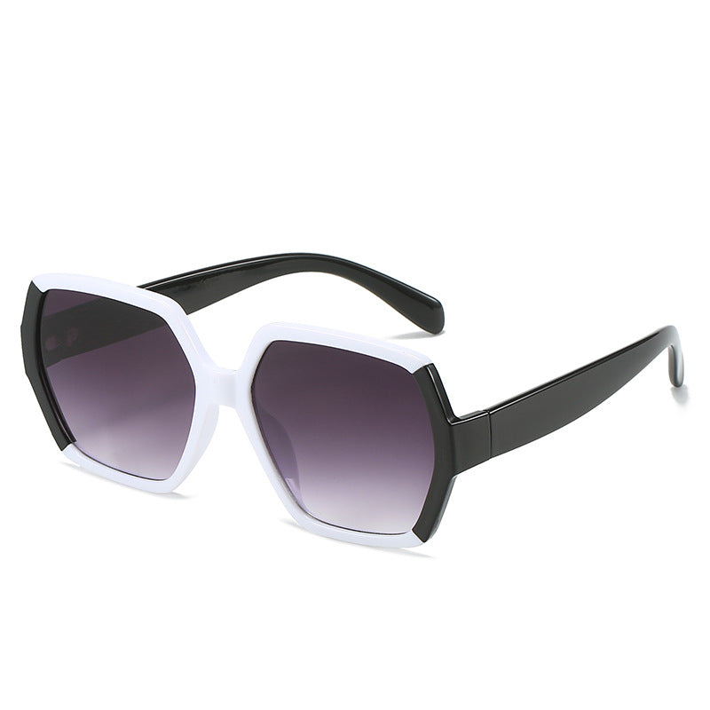 Damen stilvolle Oversized-Sonnenbrille mit elegantem eckigem Rahmen Karnz