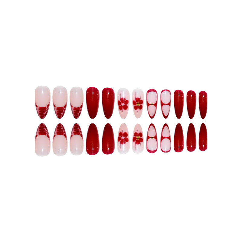 Elegantes Stiletto Drucknagel-Design Karnz