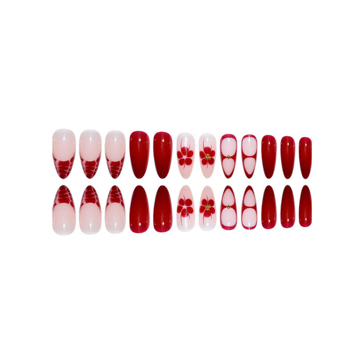 Elegantes Stiletto Drucknagel-Design Karnz