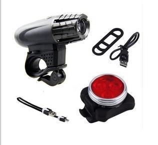 Fahrrad Vorder- und Rücklicht Set Karnz