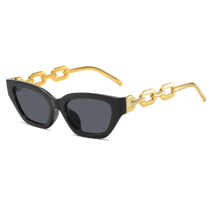 Trendige Retro Katzenaus Augen Sonnenbrillen Karnz
