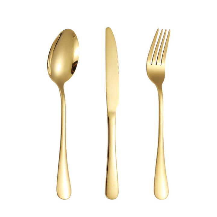 Elegantes Edelstahl-Besteckset mit Ergonomischem Griff Karnz