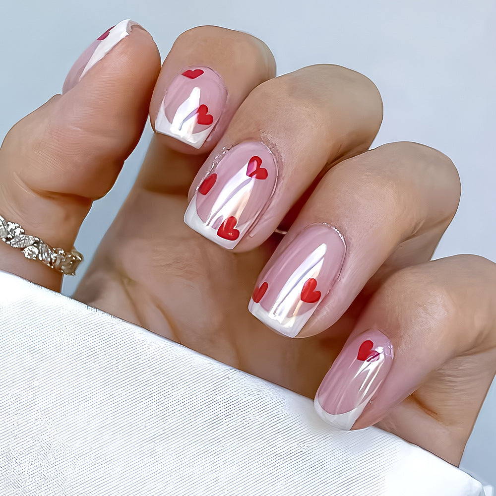 Herz-geschmücktes Gel-Nagelkunst-Set Karnz