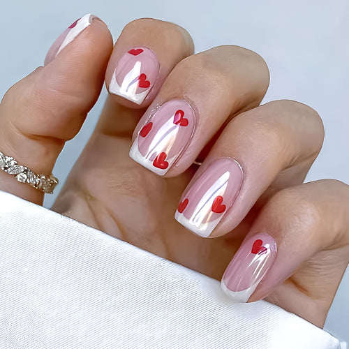Herz-geschmücktes Gel-Nagelkunst-Set Karnz