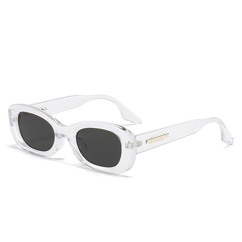 Retro-inspirierte quadratische Sonnenbrille