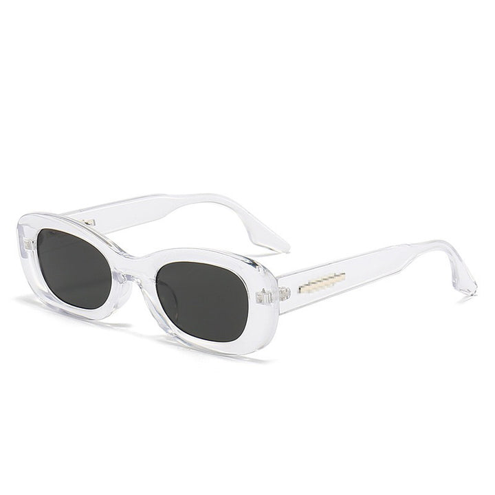 Retro-inspirierte quadratische Sonnenbrille