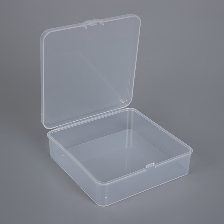 Transparente quadratische Aufbewahrungsbox Karnz