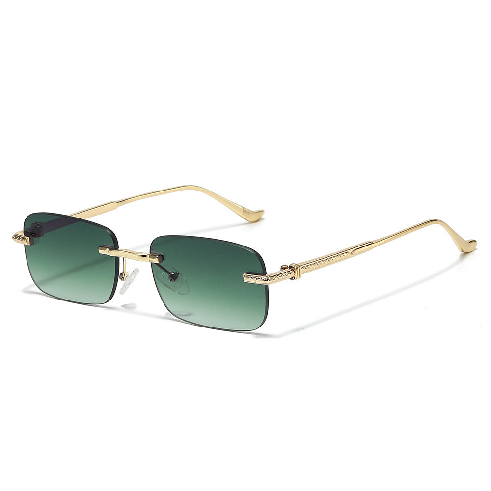 Vintage-inspirierte quadratische Sonnenbrille Karnz