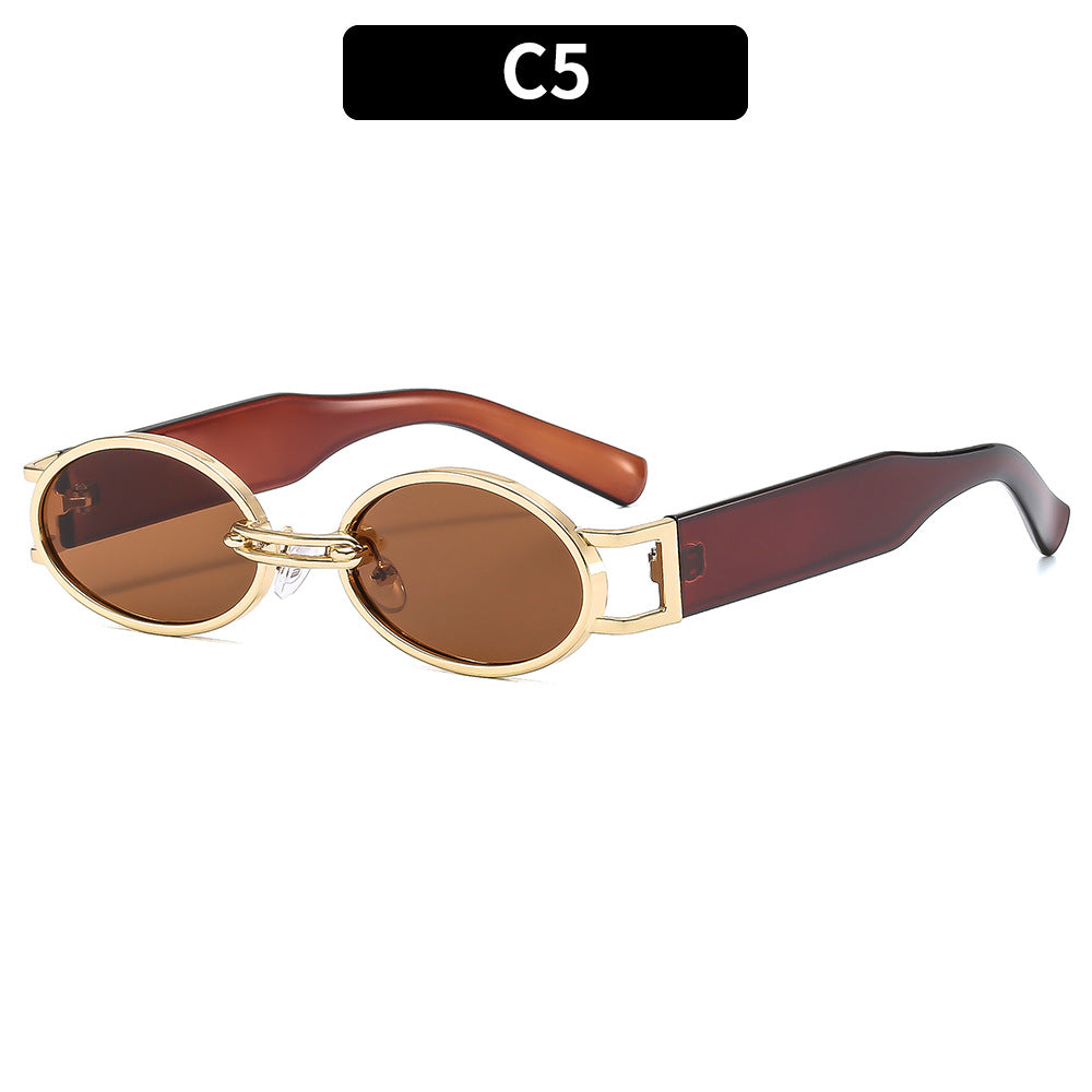 Mode Ovalrahmen Sonnenbrille
