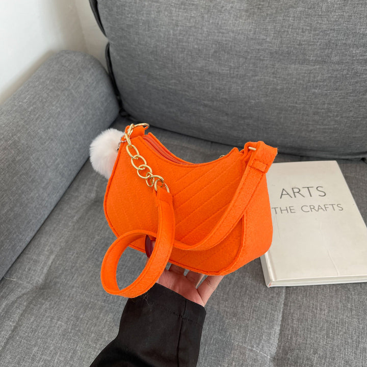 WoStylish Kunstfell Mini Handtasche Karnz