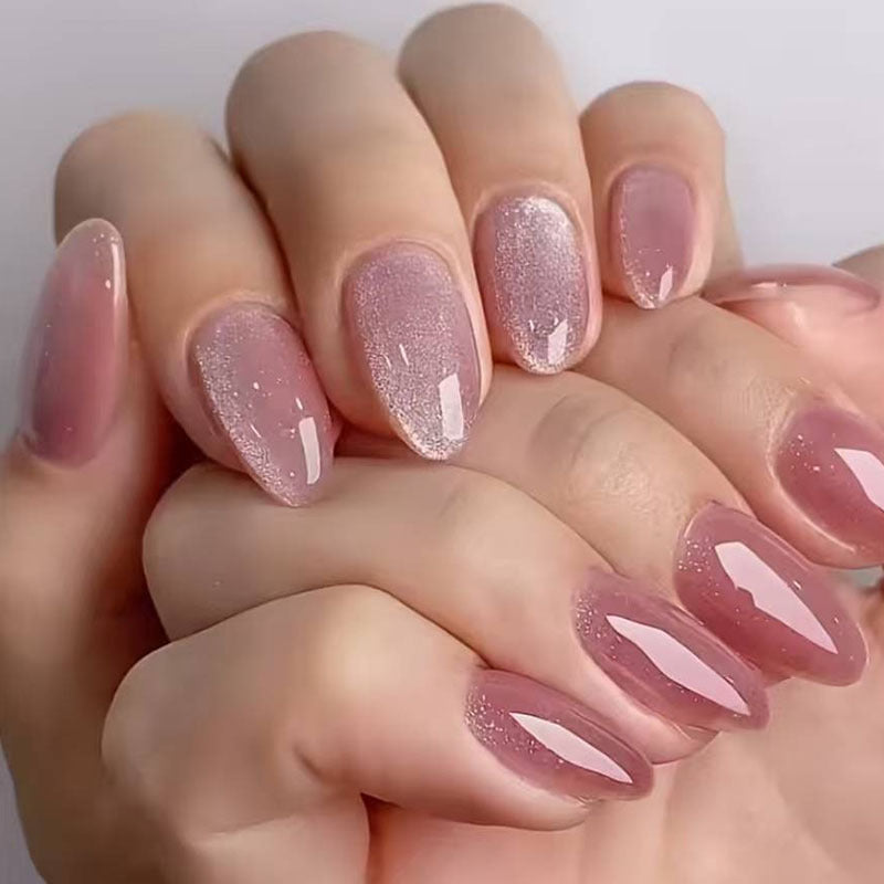 Glänzendes Stiletto Nagelkunst Set