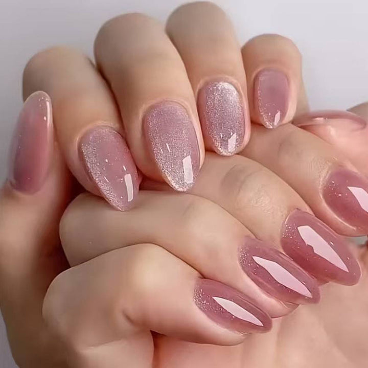Glänzendes Stiletto Nagelkunst Set