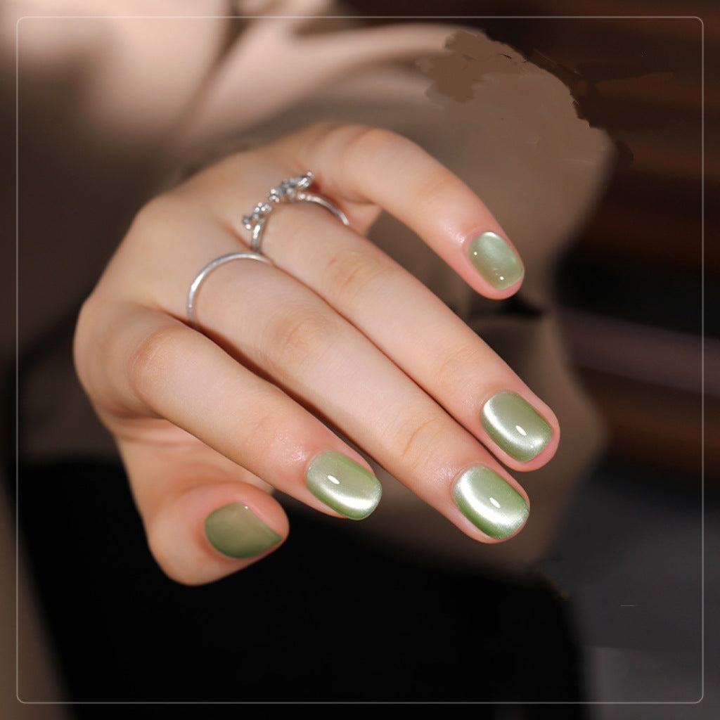 Glänzendes Press-On Nagelset Karnz