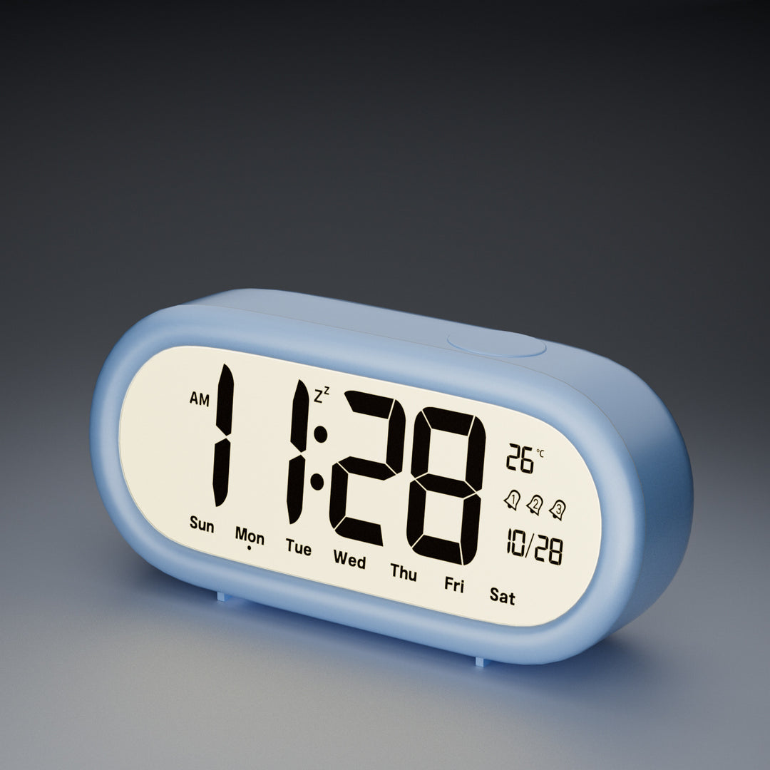 Digitaler Wecker mit Temperaturanzeige und Alarmfunktion Karnz