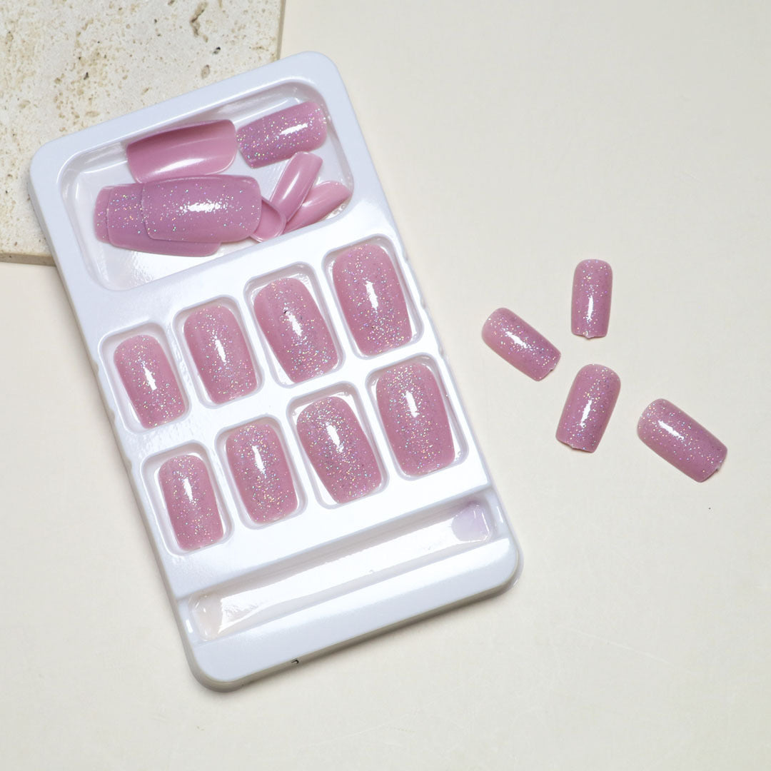 Sparkling Glam Press-On Nagelset Karnz