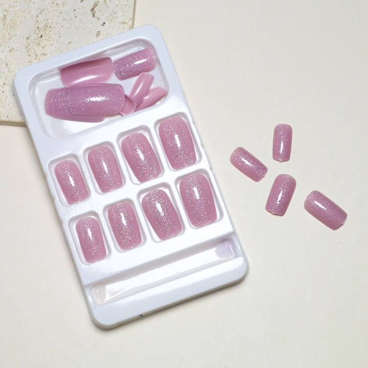 Sparkling Glam Press-On Nagelset Karnz