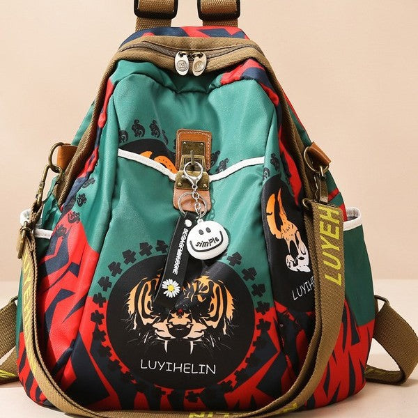 Künstlerischer Grafik Kordelzug Rucksack Karnz