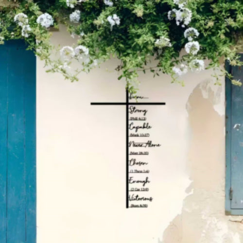 Inspirierende Kreuz Wanddekoration