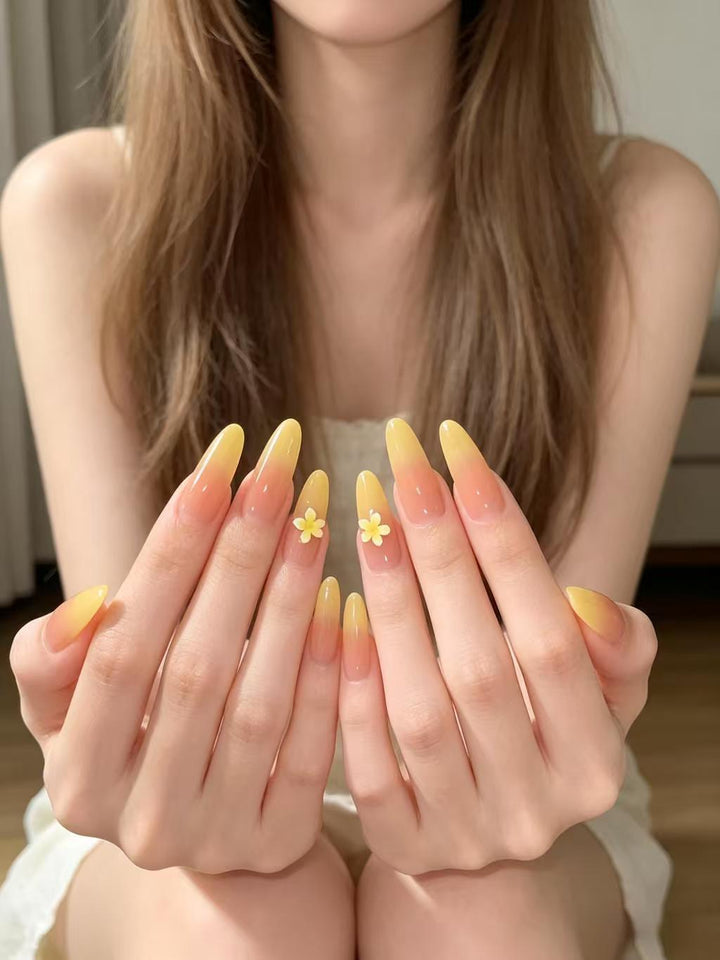 Elegante Ombre Nagelverlängerungen