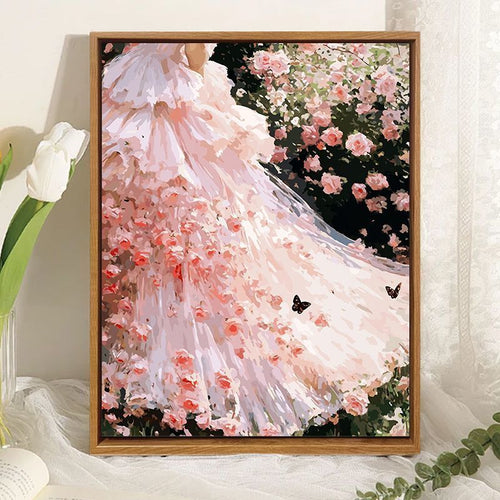 Vintage-inspirierte Stillleben-Rahmenbild Druck Karnz