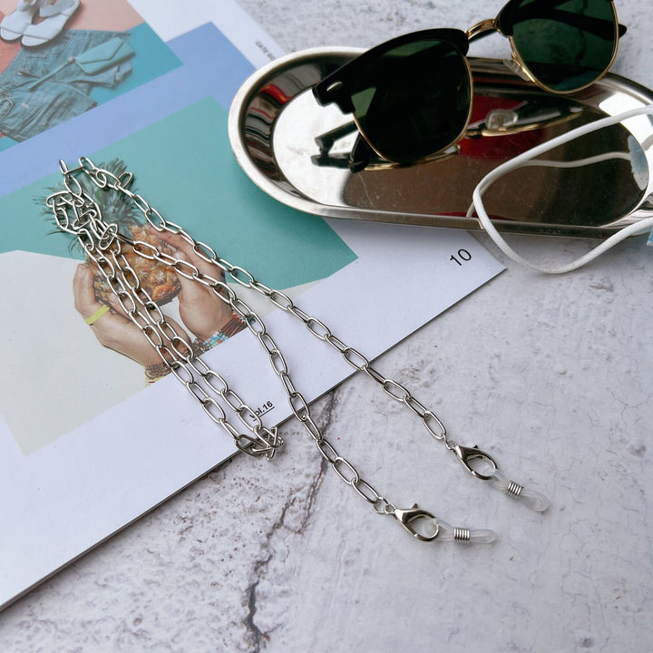 Stylische Lang-Link Brillen Kette Karnz
