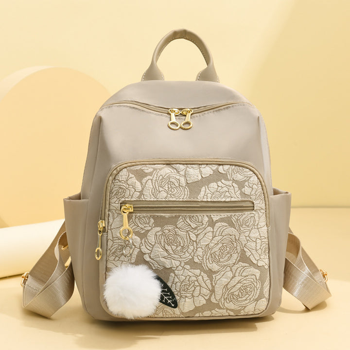 Chic Bestickter Rucksack Karnz