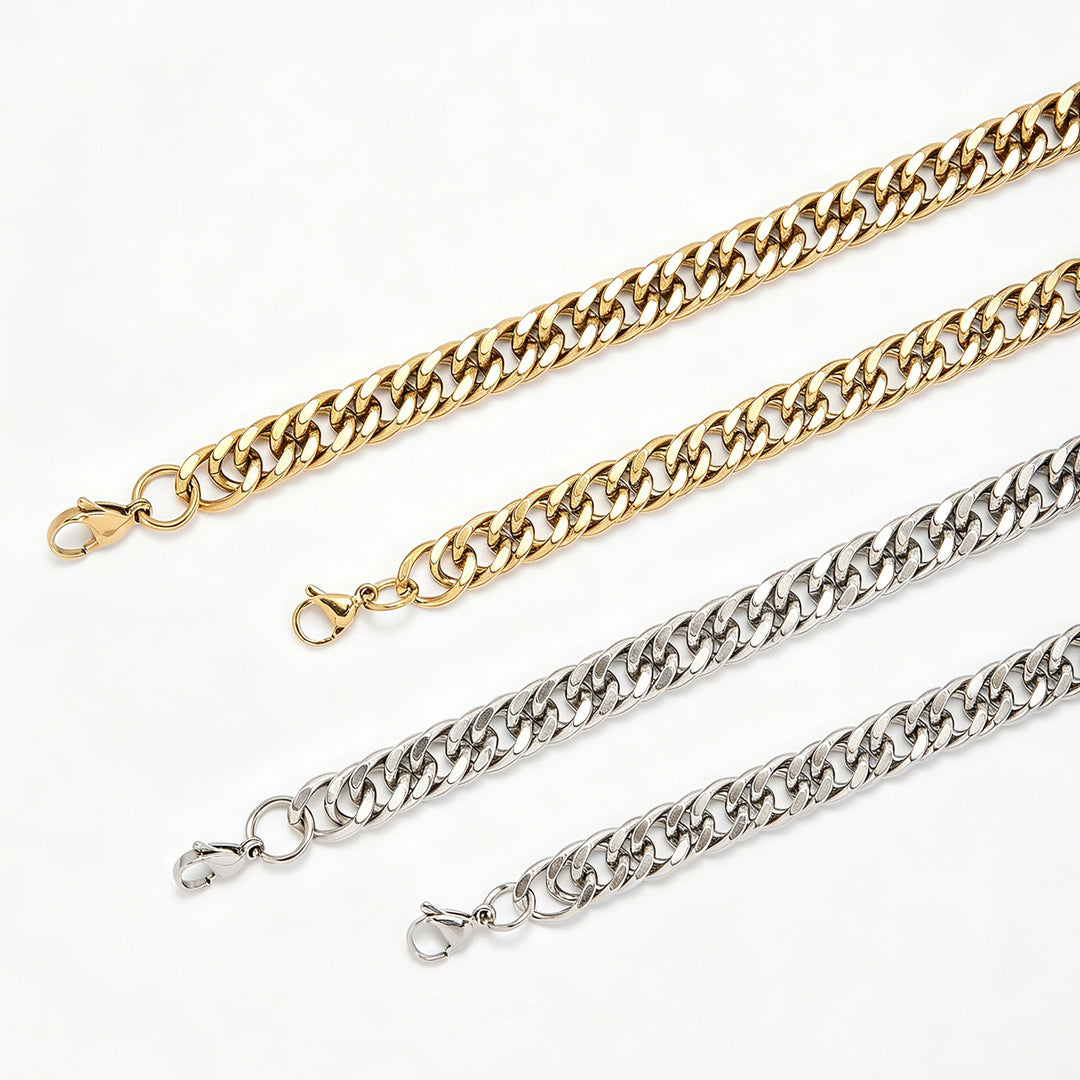 Schwergewicht Curb Link Kettenarmband Karnz