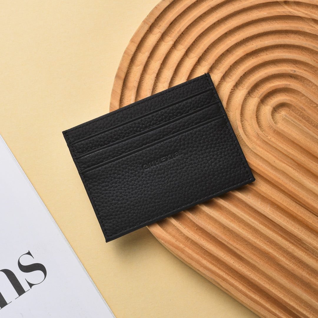 Premium Leder Kartenhalter Geldbörse
