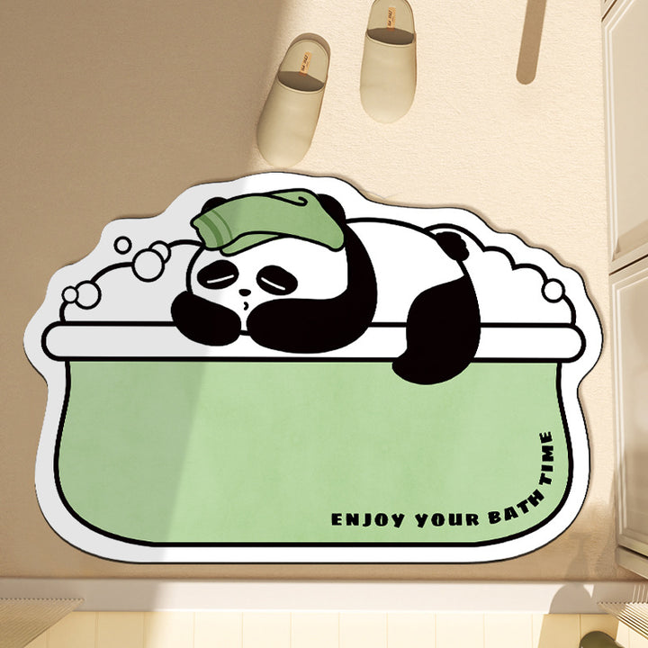 Panda-Themen Fußmatte