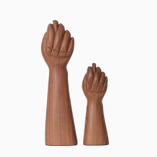 Dekorative Holz Hand Skulptur