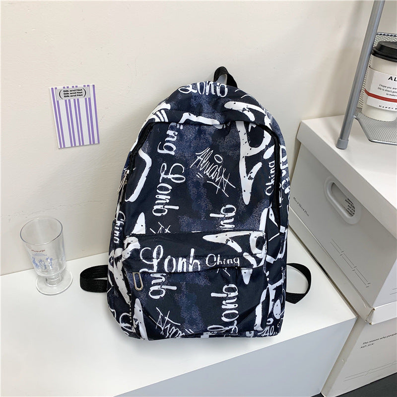 Urban Graffiti Print Rucksack