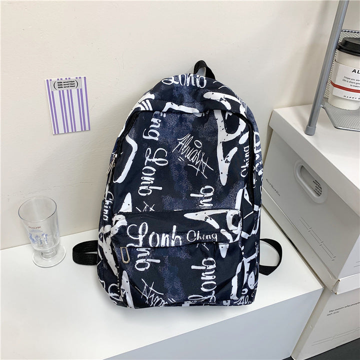 Urban Graffiti Print Rucksack