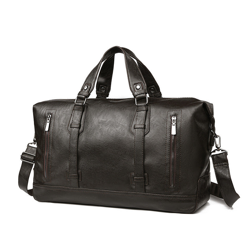 Premium Leder Wochenend-Duffel Bag Karnz