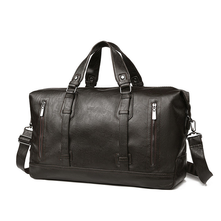 Premium Leder Wochenend-Duffel Bag Karnz