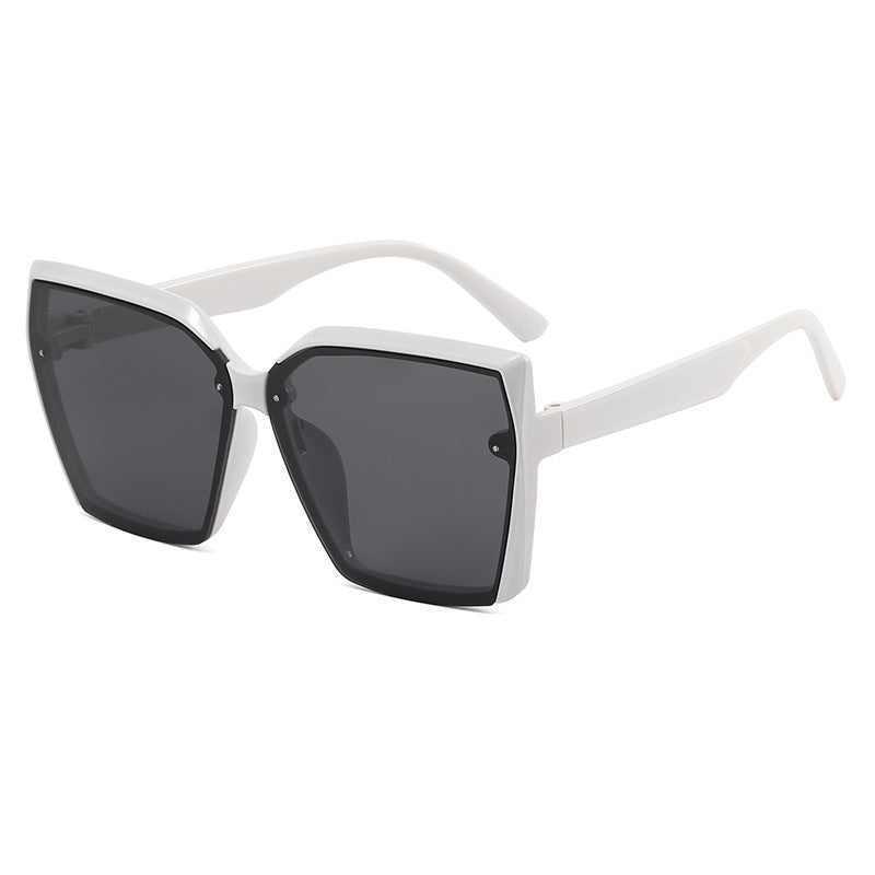Damen Oversized Sonnenbrille mit modernem Schildpatt-Design Karnz